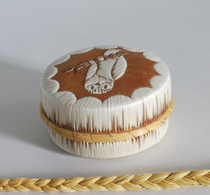 Quill Box with Owl by Pauline Worthington