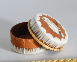Quill Box with Owl by Pauline Worthington