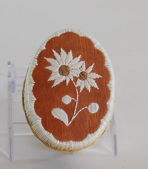 Quill Box with Wildflowers by Yvonne Walker Keshick