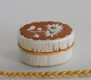 Quill Box with Wildflowers by Yvonne Walker Keshick