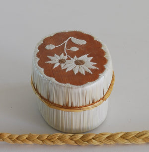 Quill Box with Wildflowers by Yvonne Walker Keshick