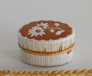 Quill Box with Wildflowers by Yvonne Walker Keshick