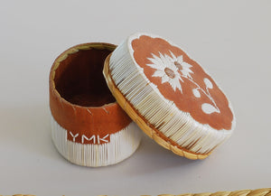 Quill Box with Wildflowers by Yvonne Walker Keshick