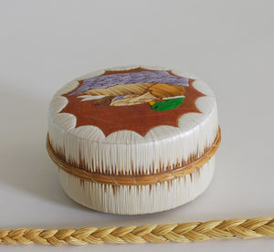 Quill Box with Preening Mallard by Pauline Worthington