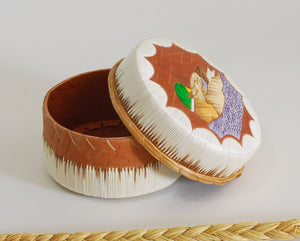 Quill Box with Preening Mallard by Pauline Worthington