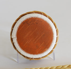 Quill Box with Wading/ Watching Buck by Penny Worthington