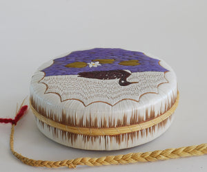 Quill Box with Floating Loon by Penny Worthington