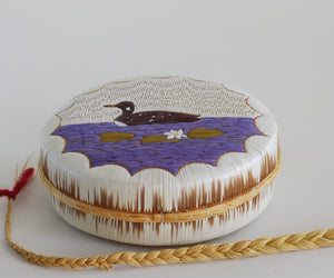Quill Box with Floating Loon by Penny Worthington