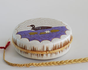 Quill Box with Floating Loon by Penny Worthington