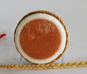 Quill Box with Red Winged Black Bird by Penny Worthington