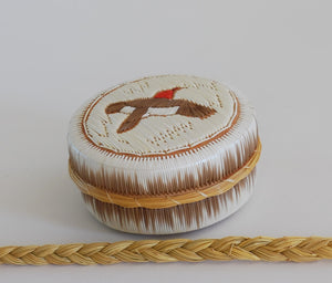 Quill Box with Flying Robin by Penny Worthington