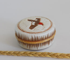 Quill Box with Flying Robin by Penny Worthington