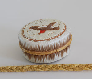 Quill Box with Flying Robin by Penny Worthington