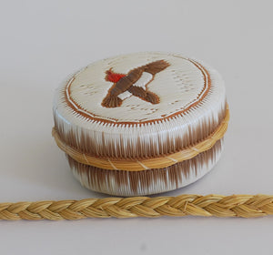 Quill Box with Flying Robin by Penny Worthington