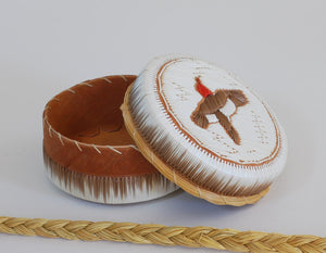 Quill Box with Flying Robin by Penny Worthington