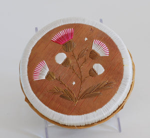 Quill Box with Thistles signed Caffrey