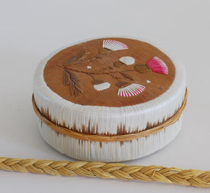 Quill Box with Thistles signed Caffrey