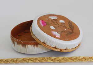 Quill Box with Thistles signed Caffrey