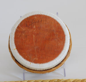 Quill Box with Thistles signed Caffrey