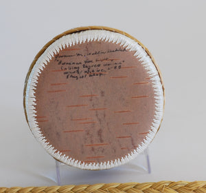 Quill Box with Howling Wolf Head by Yvonne Walker Keshick