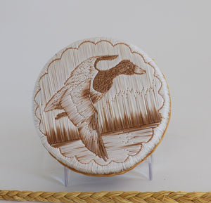 Quill Box with Flying Duck by Yvonne Walker Keshick