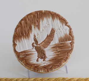 Quill Box with Duck Coming in for a Landing by Yvonne Walker Keshick