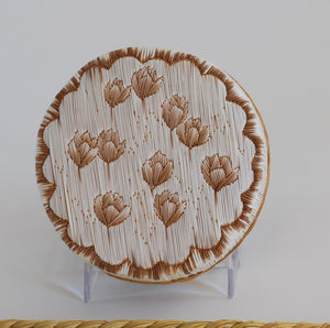 Quill Box with Floating Flowers by Yvonne Walker Keshick