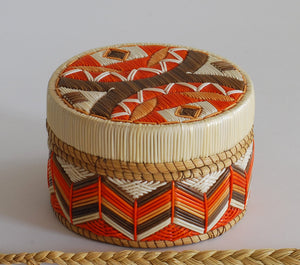 Quill Box with "Micmac" Design by Marina Recollet