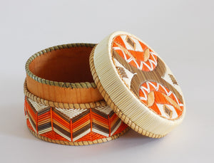 Quill Box with "Micmac" Design by Marina Recollet