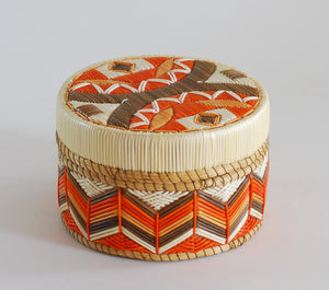 Quill Box with "Micmac" Design by Marina Recollet