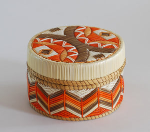 Quill Box with "Micmac" Design by Marina Recollet