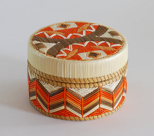 Quill Box with "Micmac" Design by Marina Recollet