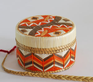 Quill Box with "Micmac" Design by Marina Recollet