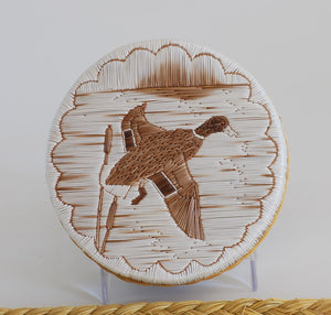 Quill Box with Duck Landing by Yvonne Walker Keshick