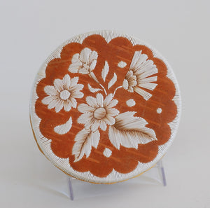 Quill Box with Flowers and Leaves by Yvonne Walker Keshick