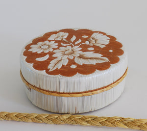 Quill Box with Flowers and Leaves by Yvonne Walker Keshick