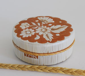Quill Box with Flowers and Leaves by Yvonne Walker Keshick