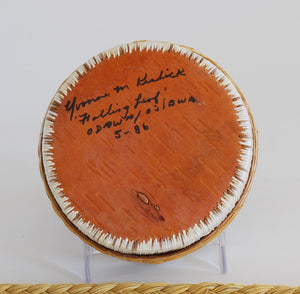 Quill Box with Flowers and Leaves by Yvonne Walker Keshick