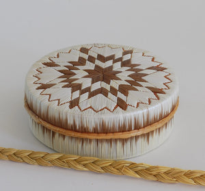Quill Box "Star Quilt", by Donald Naganashe