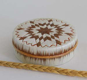 Quill Box "Star Quilt", by Donald Naganashe