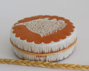 Quill Box with Porcupine by Yvonne Walker Keshick