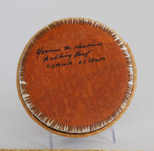 Quill Box with Porcupine by Yvonne Walker Keshick