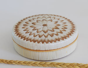 Quill Box with Flower Burst by Yvonne Walker Keshick