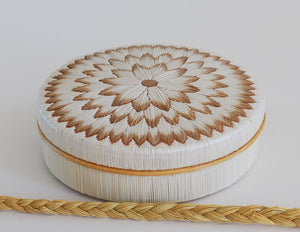 Quill Box with Flower Burst by Yvonne Walker Keshick
