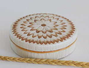 Quill Box with Flower Burst by Yvonne Walker Keshick