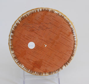 Quill Box with Center Star "Burst" and Swirls by Yvonne Walker Keshick