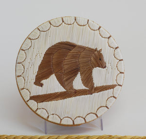 Quill Box with Walking Bear by Bernard Parkey