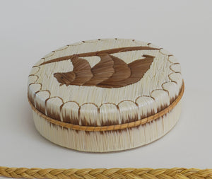 Quill Box with Walking Bear by Bernard Parkey