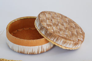 Quill Box with "Thatch" Design by Yvonne Walker Keshick