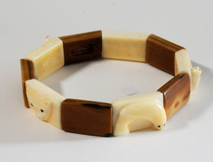 Alaskan Carved Animals Bracelet